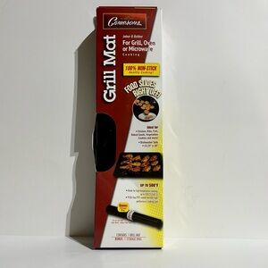 NEW Camerons Non Stick Grilling Oven Baking Mat Storage Ring Grill Outdoors Camp